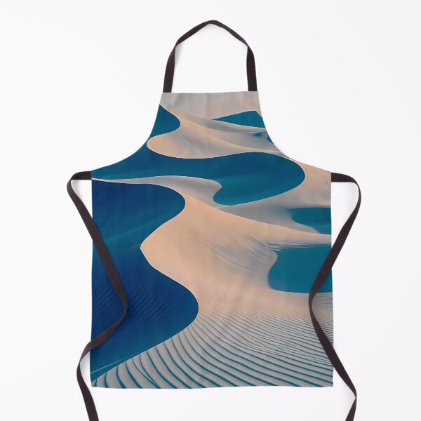 Item preview, Blue and White Sand Dunes Desert Landscape designed and sold by Vicky Brago-Mitchell®.