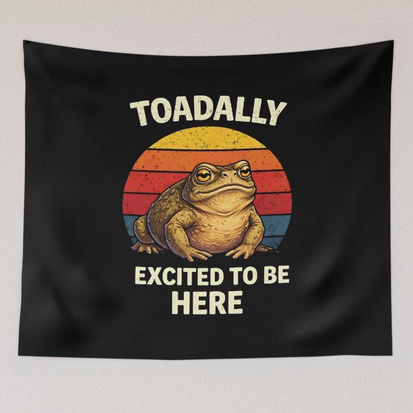 Item preview, Toadally excited to be here designed and sold by JODYSMORGAN.