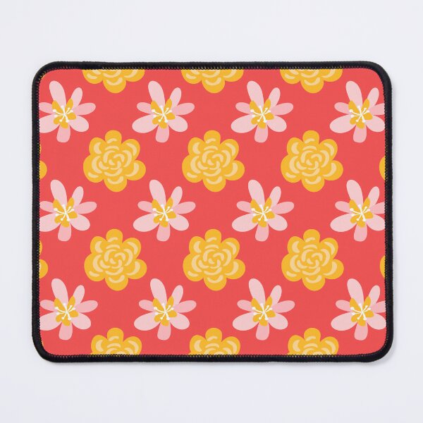 Item preview, Cute Retro Floral Phone Case – Spring Yellow & Pink Flower Pattern designed and sold by FestivityFinds.