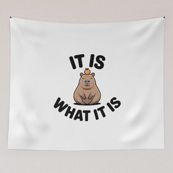 Item preview, It Is What It Is Nihilism Humor Funny Animal Gift designed and sold by Mr-wow.