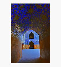 Corridors - Imam Mosque - Esfahan - Iran Photographic Print
