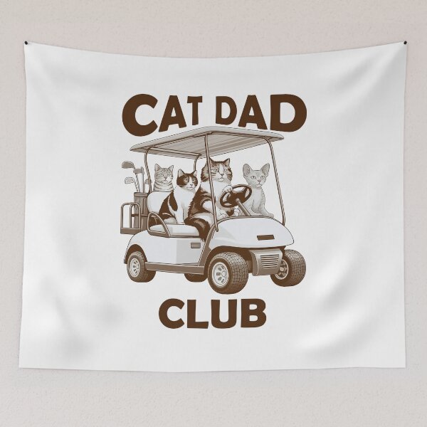 Item preview, Cat Dad Cat Dad Club Funny Cat designed and sold by Hedoraxe.
