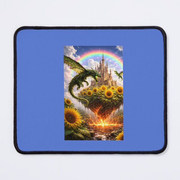 Item preview, Dragon fantasy with sunflower designed and sold by Kari's shop.