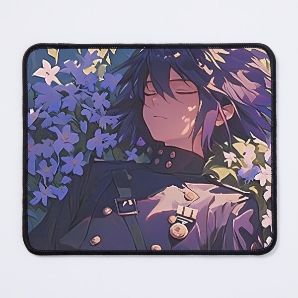 Item preview, Hyakuya Yuuichirou Seraph Of The End Twilight Flowers Calm designed and sold by earlobejerk.