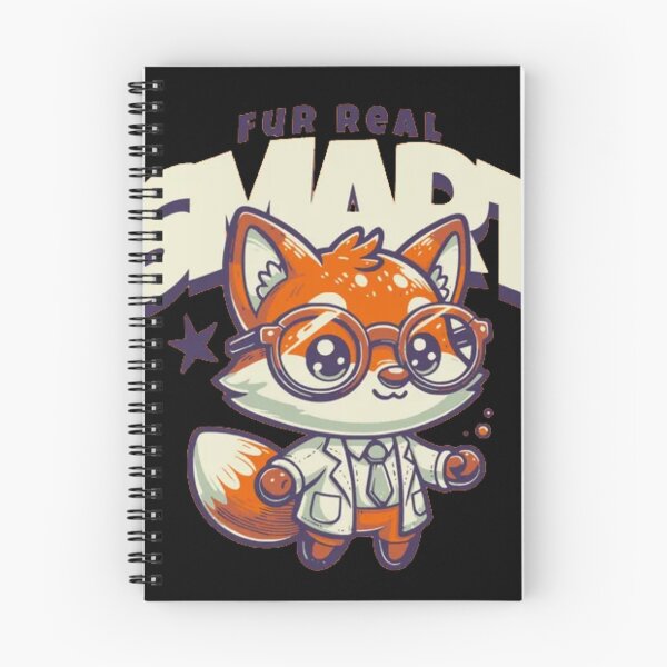 Item preview, Fur Real Smart Cute Fox - Funny Nerd Scientist Pun designed and sold by GenZFashion000.