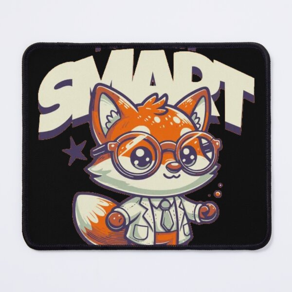 Item preview, Fur Real Smart Cute Fox - Funny Nerd Scientist Pun designed and sold by GenZFashion000.