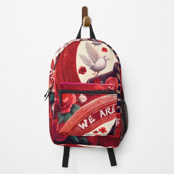 Item preview, Chinese We Are All Equal Red Portrait Art designed and sold by thelivingrp.