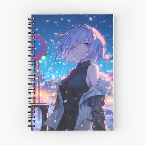 Item preview, Mash Kyrielight Fate Grand Order Snowy City Lights Stoic designed and sold by earlobejerk.