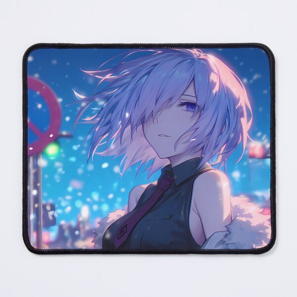 Item preview, Mash Kyrielight Fate Grand Order Snowy City Lights Stoic designed and sold by earlobejerk.