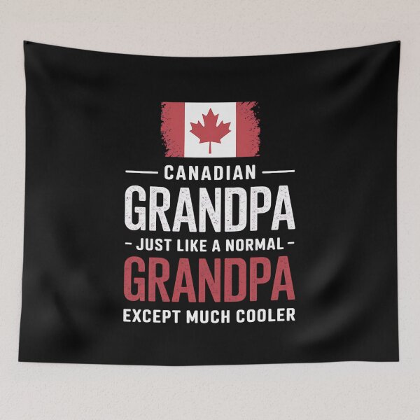 Item preview, Canadian Grandpa Canada Flag for Father's Day designed and sold by RonnasJackson.