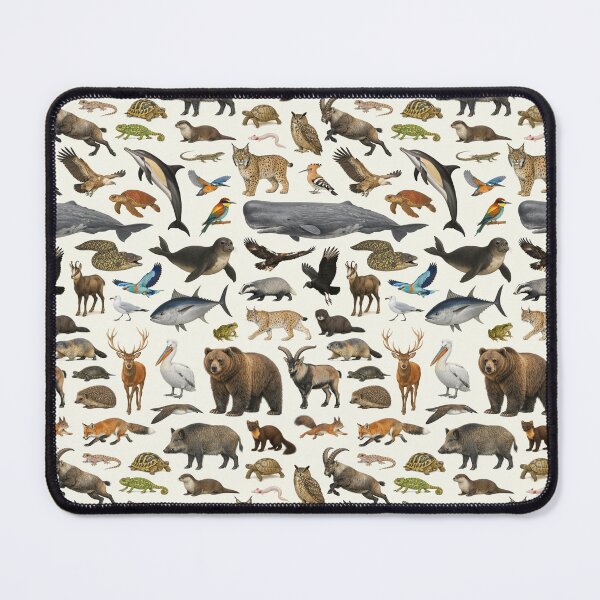 Item preview, Tabla de identificación de animales del sur de Europa al estilo retro designed and sold by kakarikihill.