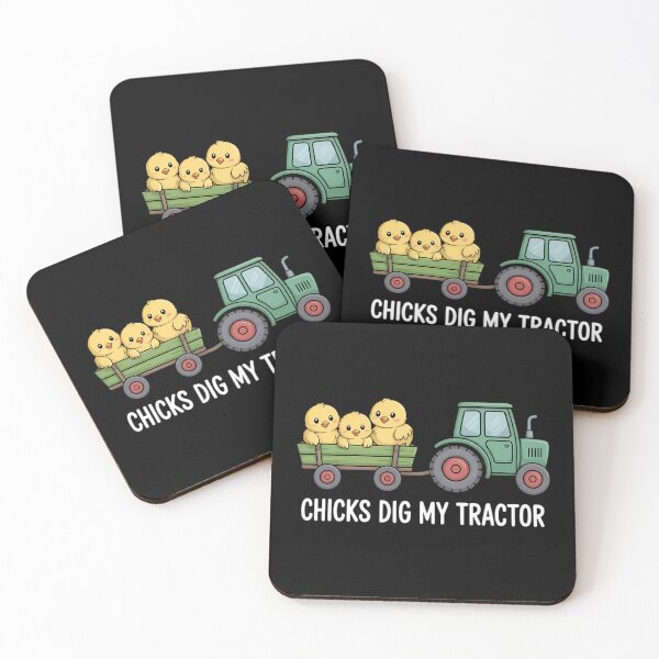 Item preview, Chicks Dig My Tractor Chicken Easter Day Famer Egg Hunting designed and sold by TrinaEspinoza.