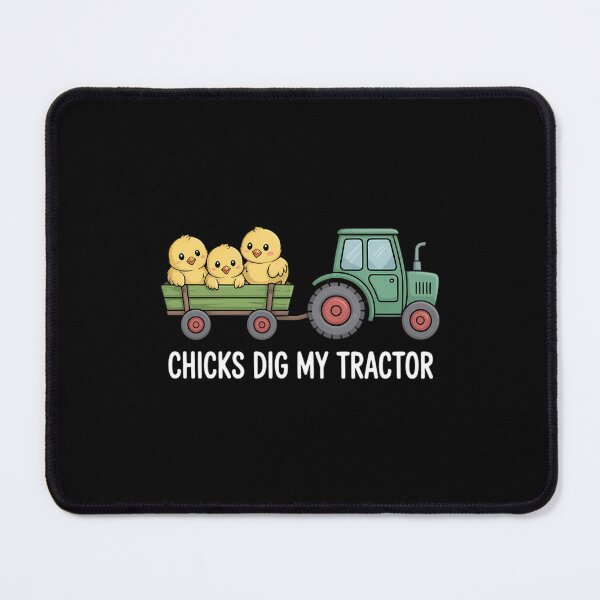 Item preview, Chicks Dig My Tractor Chicken Easter Day Famer Egg Hunting designed and sold by TrinaEspinoza.