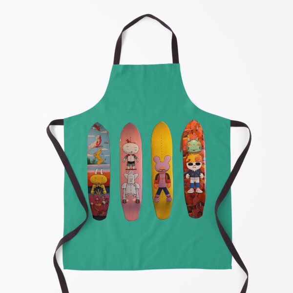 Item preview, kawaii cute japan characters on surfboard designed and sold by boldbrushstroke.