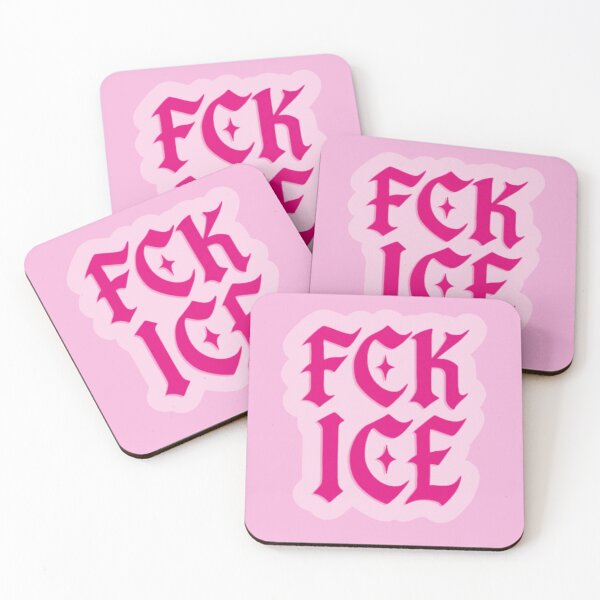 Item preview, Que le jodan a ICE pegatina rosa extra designed and sold by RadicalSol.