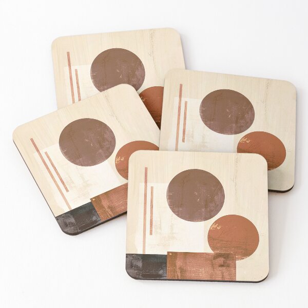 Item preview, Boho Earth Tones Minimalist Designs Modern Abstract Art  designed and sold by DEC02.