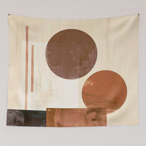 Item preview, Boho Earth Tones Minimalist Designs Modern Abstract Art  designed and sold by DEC02.