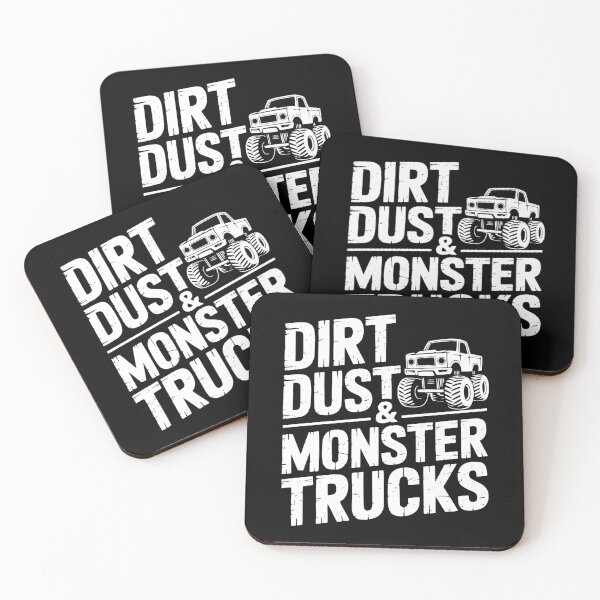 Item preview, Dirt Dust and Monster Trucks designed and sold by theartfulaspie.