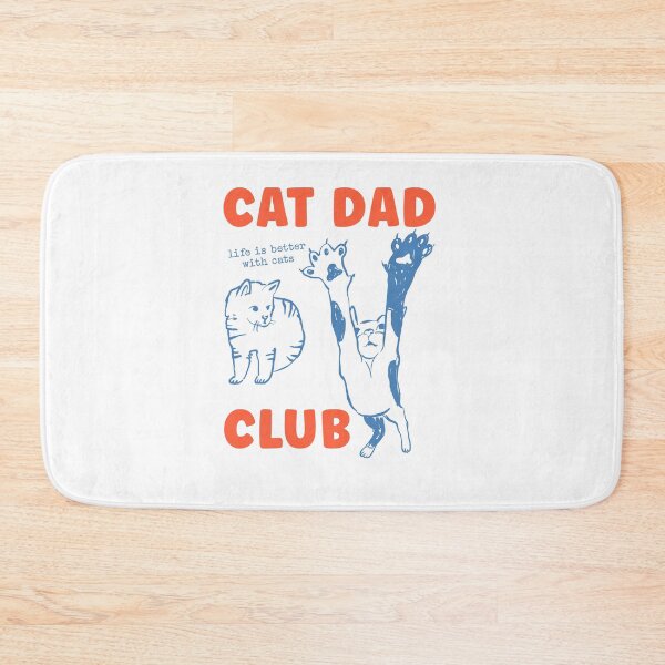 Item preview, Funny Cat Dad Club - Life is better with cats designed and sold by Hedoraxe.
