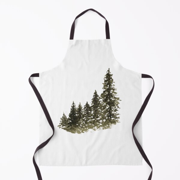 Item preview, Moody Pine Forest Watercolor | Rustic Woodland Nature Art designed and sold by Little Bloom Studio.