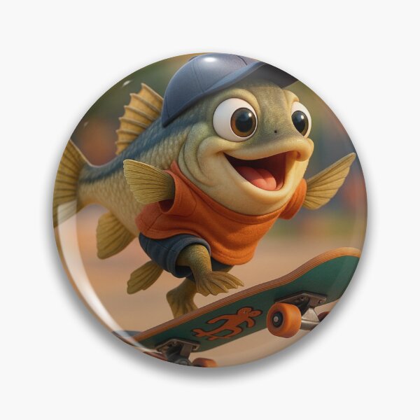 Item preview, Skater Snook Fish designed and sold by Sillytoe.