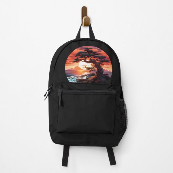 Item preview, Bonsai Sunset Ocean designed and sold by boldbrushstroke.