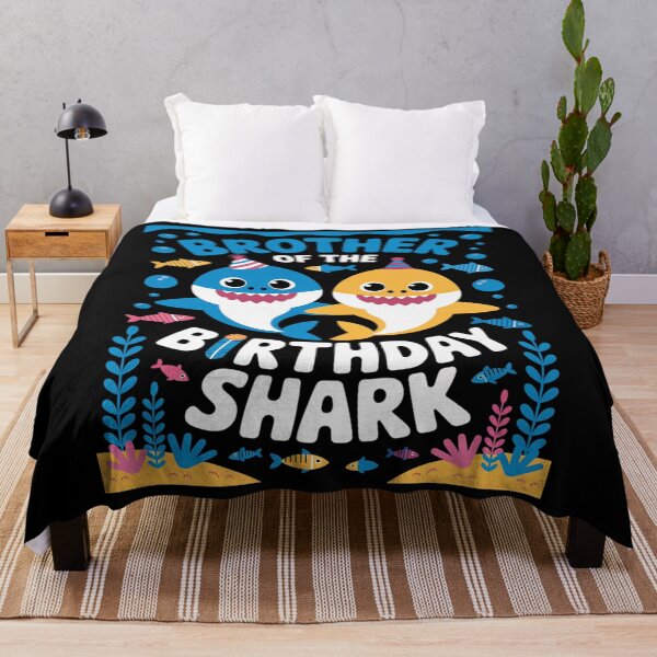 Item preview, Brother Of The Birthday Family Shark Birthday Boy Girl designed and sold by RonnasJackson.