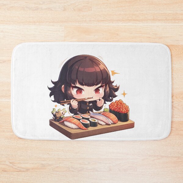Item preview, Makoto Niijima Persona 5 Chibi Sushi Suh Energy designed and sold by Spraykart.
