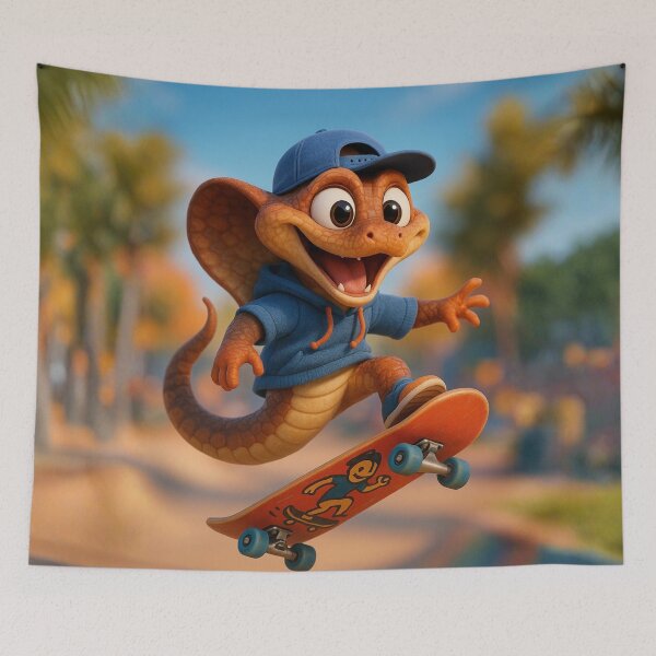 Item preview, Skater Snouted Cobra designed and sold by Sillytoe.