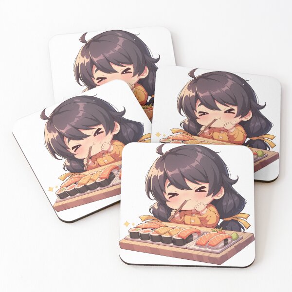 Item preview, Tsubasa Hanekawa Bakemonogatari Sushi Blush Chibi designed and sold by Spraykart.
