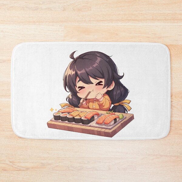Item preview, Tsubasa Hanekawa Bakemonogatari Sushi Blush Chibi designed and sold by Spraykart.