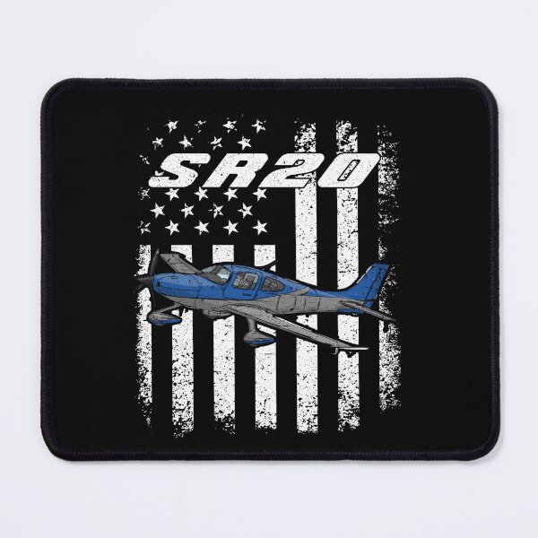 Item preview, SR20 Aircraft Patriotic American Flag Tee designed and sold by Emberglowo.