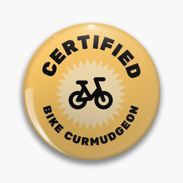 Item preview, Certified Bike Curmudgeon designed and sold by RHETROS.