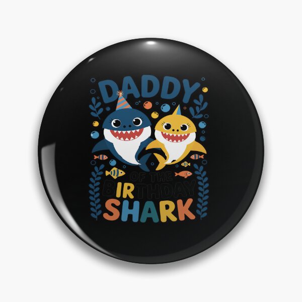 Item preview, Funny Daddy Of The Birthday Family Shark Birthday Boy Girl designed and sold by RonnasJackson.