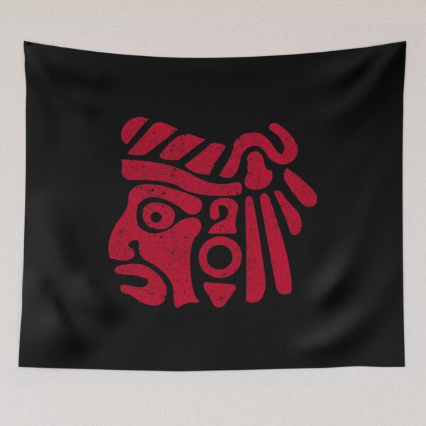 Item preview, Aztec Indian Warrior Mask - Native American Gift designed and sold by agniaxelvano.
