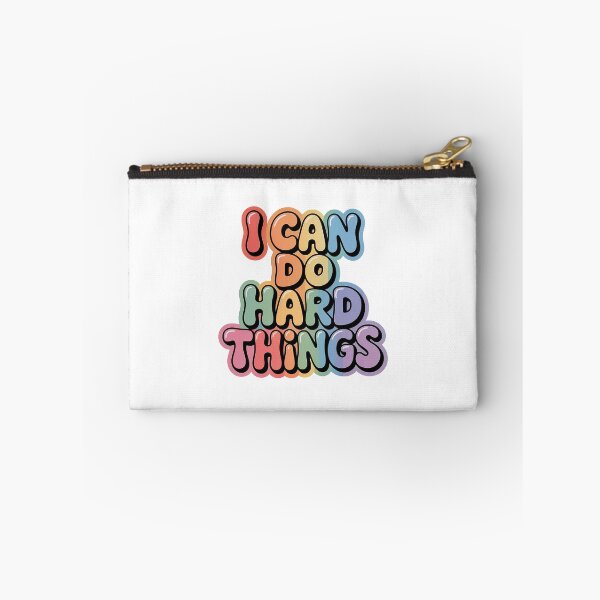 Item preview, I Can Do Hard Things – Motivational Quote designed and sold by Love Between Pages.