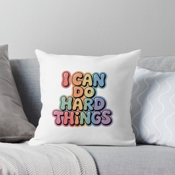 Item preview, I Can Do Hard Things – Motivational Quote designed and sold by Love Between Pages.