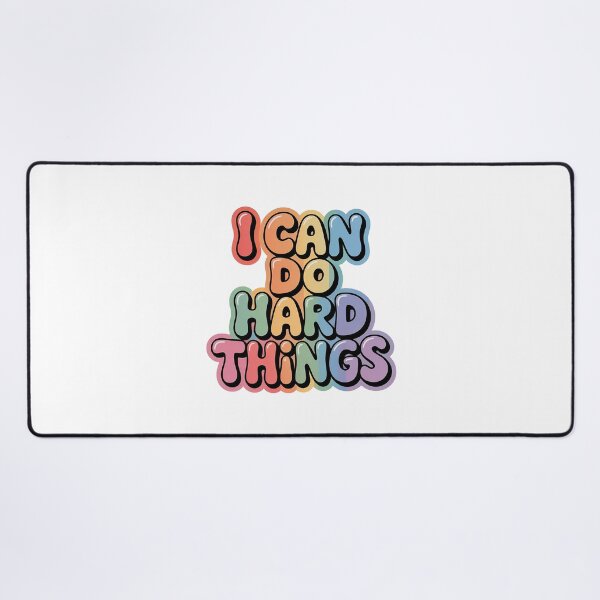 Item preview, I Can Do Hard Things – Motivational Quote designed and sold by Love Between Pages.