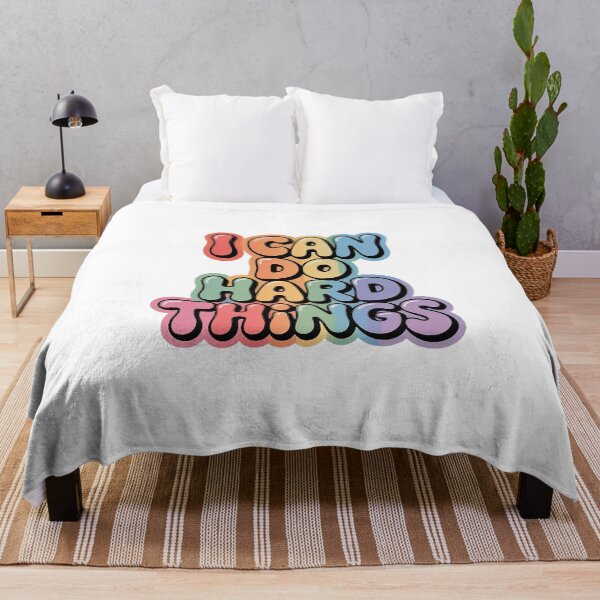 Item preview, I Can Do Hard Things – Motivational Quote designed and sold by Love Between Pages.