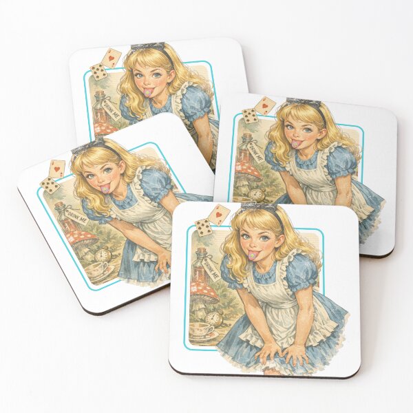 Item preview, Psychedelic Alice — Retro Wonderland Cartoon designed and sold by Nacho Average Designs.