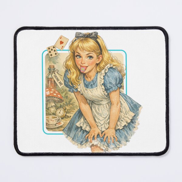 Item preview, Psychedelic Alice — Retro Wonderland Cartoon designed and sold by Nacho Average Designs.