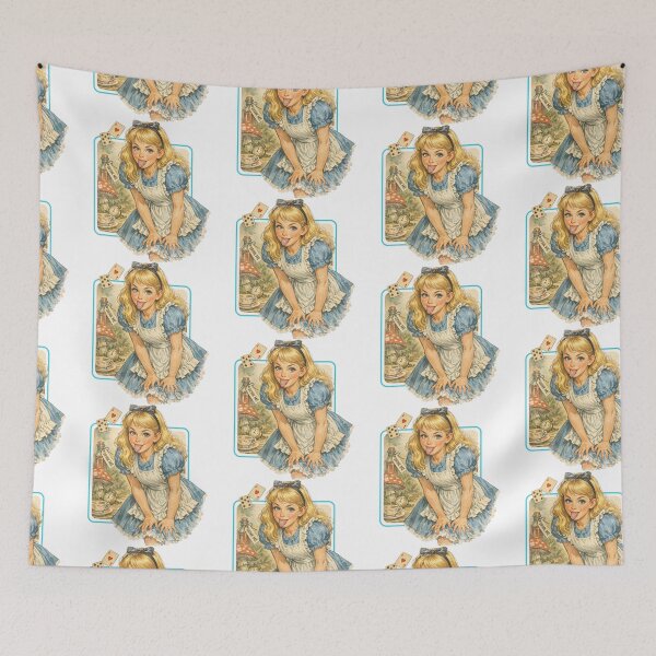 Item preview, Psychedelic Alice — Retro Wonderland Cartoon designed and sold by Nacho Average Designs.
