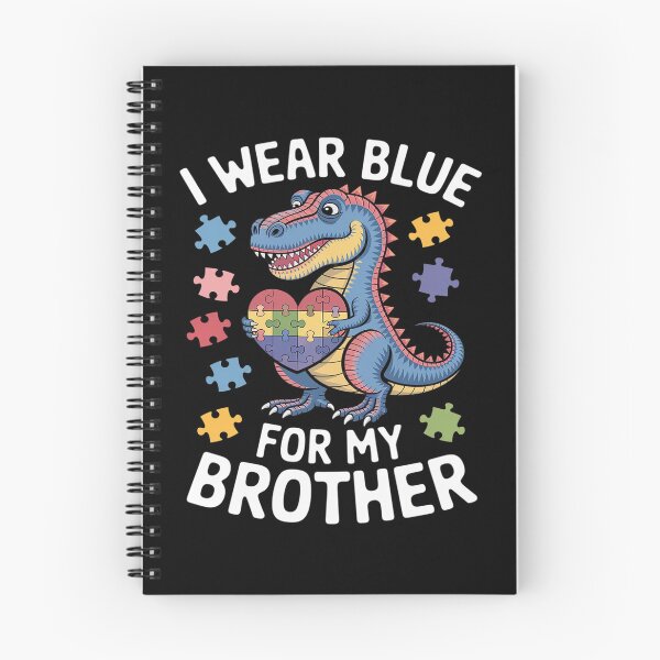 Item preview, I Wear Blue For My Brother Autism Awareness Puzzle Family designed and sold by RonnasJackson.