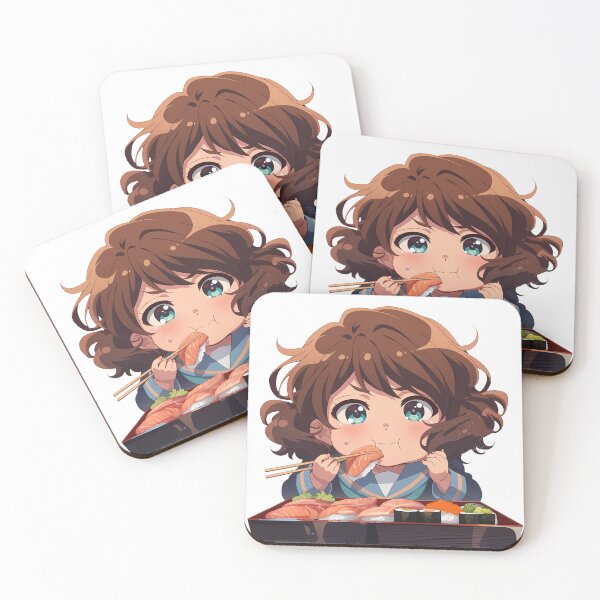Item preview, Kumiko Oumae Sound Euphonium Chibi Sushi Cozy Break designed and sold by Spraykart.
