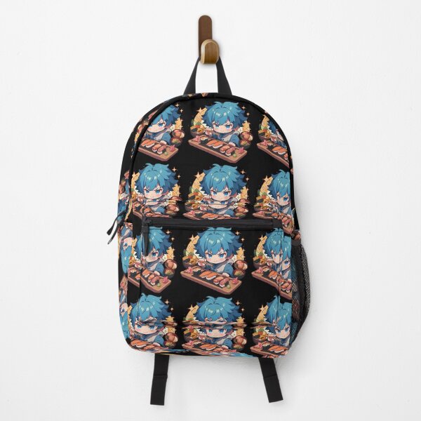 Item preview, Chongyun Genshin Impact Chibi Sushi Cool Focus designed and sold by Spraykart.
