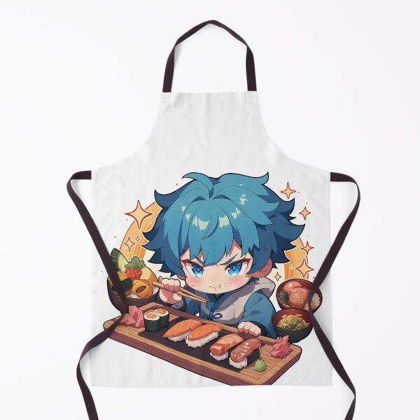 Item preview, Chongyun Genshin Impact Chibi Sushi Cool Focus designed and sold by Spraykart.