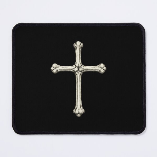 Item preview, Bone Cross — Gothic Ritual Symbol designed and sold by DreamMachine69.