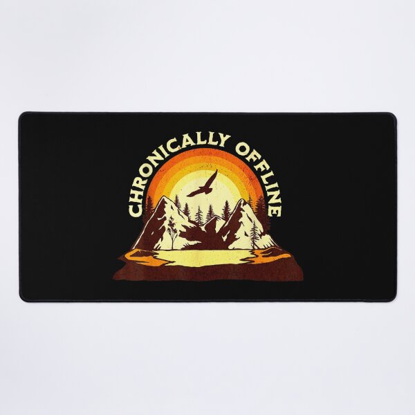 Item preview, Chronically Offline Retro Sunset designed and sold by goombi-creative.