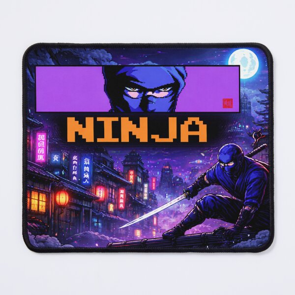 Item preview, 8 Bit Ninja Gaiden Classic Retro Action Tribute designed and sold by Fei Long Design Hub.