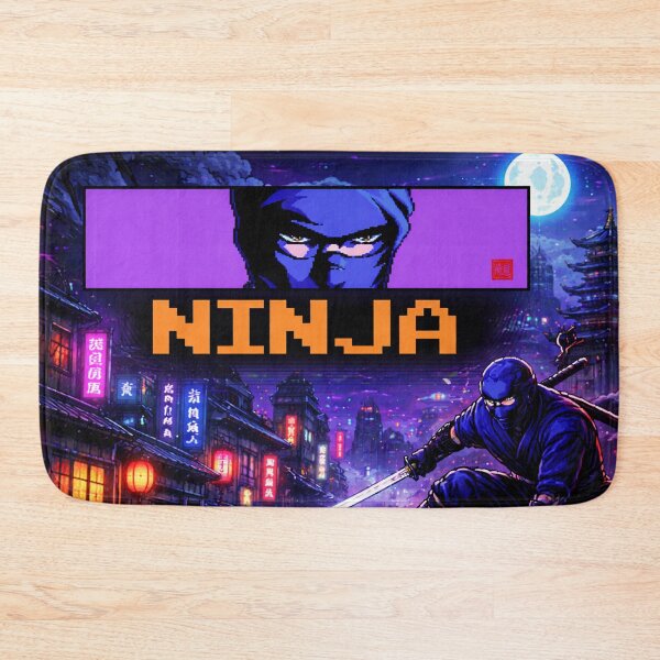 Item preview, 8 Bit Ninja Gaiden Classic Retro Action Tribute designed and sold by Fei Long Design Hub.